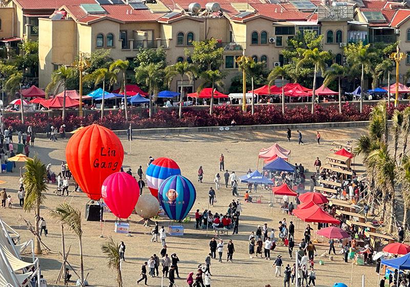 临港社区举办迎新春活动。临港社区供图